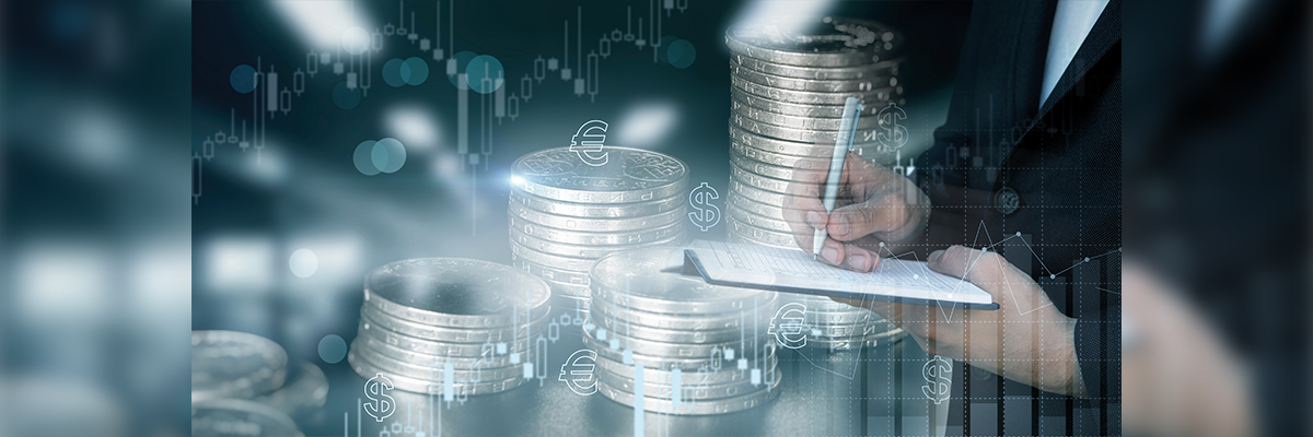 Inversión en deuda pública Monedas apiladas que representan la inversión