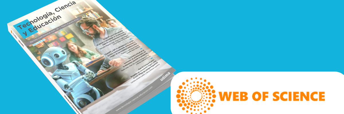 Revista de Tecnología, Ciencia y Educación y el logo de la Web of Science