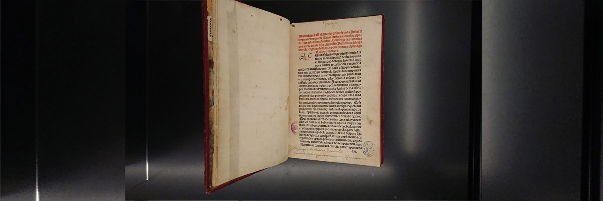 Libro de gramática castellana de Antonio Nebrija de 1492