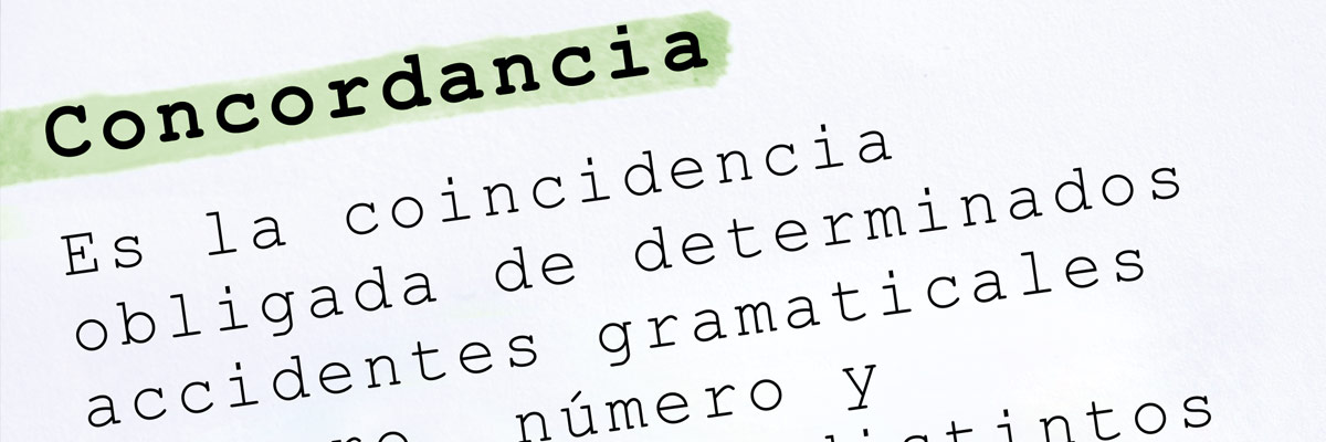 Significado de concordancia