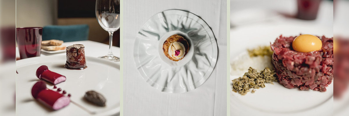 Platos elaborados por el restaurante Gala