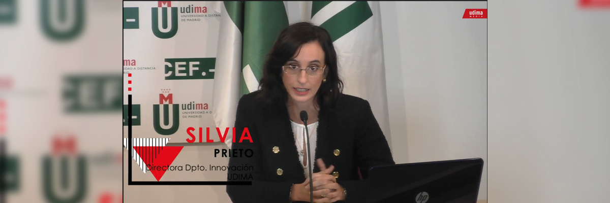Silvia Preboste en las II Jornadas de Innovación Universitaria InnovaUDIMA JIUTE 2020