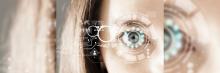 Una representación artística que entrelaza el ojo humano con elementos digitales, evocando la vigilancia y protección constantes que ofrece la ciberseguridad en el mundo tecnológico actual