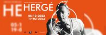 Cartel de la exposición Hergé (Tintín)