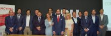 Foto de grupo con Arturo de las Heras