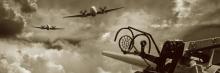 Arma antiaérea, disparando a aviones