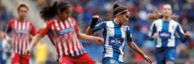 Jugadora del equipo femenino del R.C.D. Español Brenda Pérez Soler