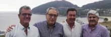 Grupo de amigos del profesor Carlos de la Peña